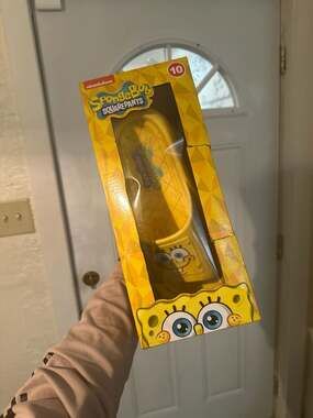 SpongeBob SquarePants Men's Comfort Slide Sandals Size 10 New in Box
